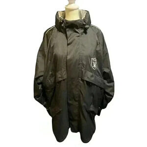 Puma NFL Raider's Men's XL Winter Coat Zip Up Black with Puma & Raiders Logos